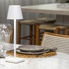 Luminria de mesa ttil regulvel Copa&Cia Ross 37,5cm branca