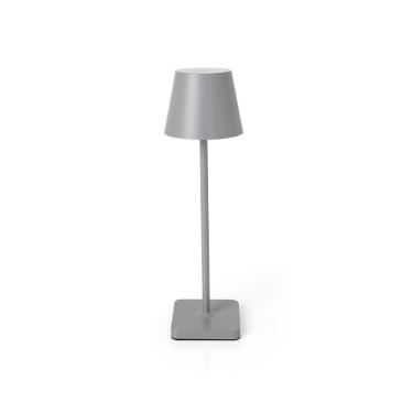 Luminria de mesa ttil regulvel Copa&Cia Ross 37,5cm cinza