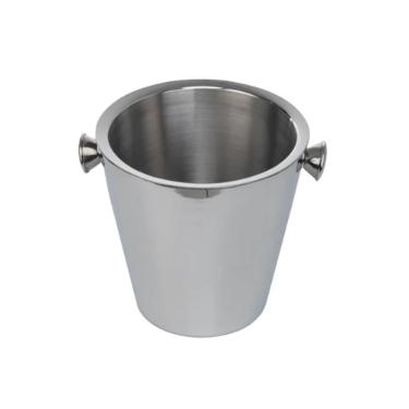 Balde para champanhe em ao inox com parede dupla Fracalanza Freddo 3,8 litros