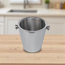Balde para champanhe em ao inox com parede dupla Fracalanza Freddo 3,8 litros