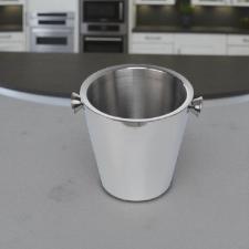 Balde para champanhe em ao inox com parede dupla Fracalanza Freddo 3,8 litros