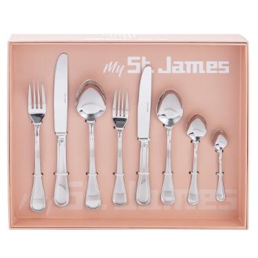Faqueiro em Prata Saint James Four Seasons 48 Peas: Elegncia Verstil para 6 Pessoas