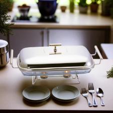 Rechaud em ao inox com tampa Fracalanza Chambord 3 litros: Elegncia e versatilidade para servir
