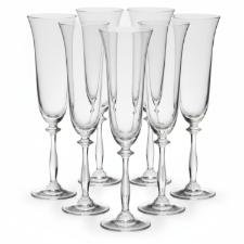 Jogo de Taas para Champanhe Bohemia Angela 190ml: Elevando Seus Brindes a uma Experincia Inesquecvel de Cristal