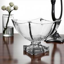 Centro de mesa em cristal com p L'Hermitage Noble 20,8x18,5cm: Brilho e elegncia para sua decorao
