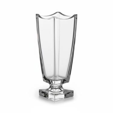 Vaso em cristal com p L'Hermitage Noble 36,4cm: Imponncia e brilho para sua decorao