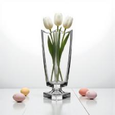 Vaso em cristal com p L'Hermitage Noble 36,4cm: Imponncia e brilho para sua decorao