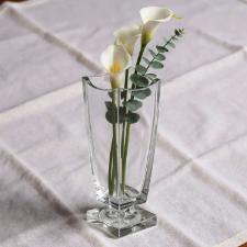 Vaso em cristal com p L'Hermitage Noble 36,4cm: Imponncia e brilho para sua decorao
