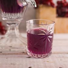 Jogo de copos baixos em cristal Wolff Palm Tree 6 copos 340ml para �gua, drinks e sucos