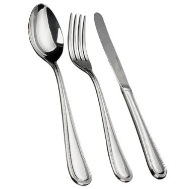 Faqueiro em aco inox Fracalanza Pearl 101 peas para 12 pessoas