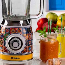 Liquidificador Ariete Positano 1000W 1,5L com copo de vidro 220V, design retr italiano luxo