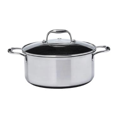 Caarola em Ao Inox 24cm com Tampa Oxford CookingPro Hive