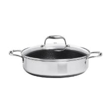 Frigideira Reta em Ao Inox 26cm com Tampa Oxford CookingPro Hive