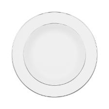 Jogo de Jantar Chá 30 Peças Porcelana Oxford Flamingo Diamond: Prata Jogo de Jantar Chá 30 Peças Porcelana Oxford Flamingo Diamond: Prata