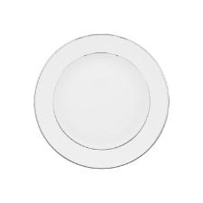 Jogo de Jantar Chá 30 Peças Porcelana Oxford Flamingo Diamond: Prata Jogo de Jantar Chá 30 Peças Porcelana Oxford Flamingo Diamond: Prata