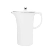 Bule Porcelana Oxford Flamingo Isabel 1,2 L: Filete Prata