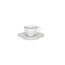 Jogo de Jantar Ch Caf 42 Ps Porcelana Oxford Soleil Victria Ouro