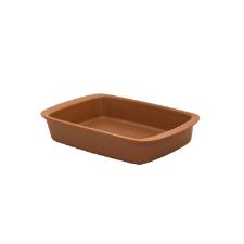 Travessa Refratria Oxford Tango Marrom 28x18x5,5cm 1,4L