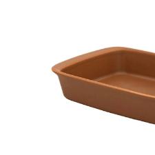 Travessa Refratria Oxford Tango Marrom 28x18x5,5cm 1,4L
