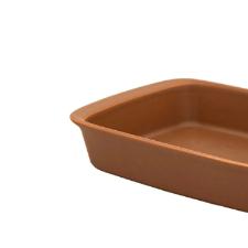 Travessa Refratria Oxford Tango Marrom 34x21x6,5cm 2L