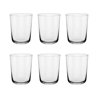 Jogo 6 Copos Cristal Oxford Ginga gua 445 Ml: Resistente