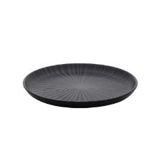 Jogo de 6 Pratos de Sobremesa Oxford Flat nix Preto 20cm