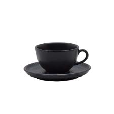 Jogo de Jantar e Ch Oxford Flat nix Preto 30 Peas