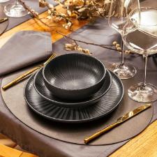 Jogo de Jantar e Ch Oxford Flat nix Preto 30 Peas