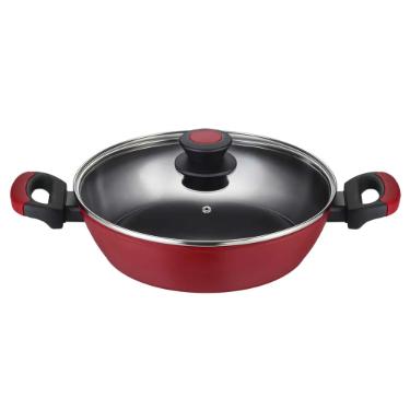 Caarola Rasa Oxford Everyday Vermelha Antiaderente 28cm para Induo