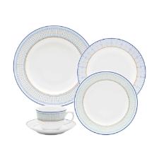 Jogo de Jantar e Ch Oxford Flamingo Lazuli 30 Peas Porcelana