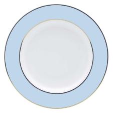 Jogo de Jantar Ch 30 Peas Porcelana Oxford Flamingo Classic Azul: Ouro