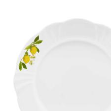 Jogo de 6 Pratos Rasos Oxford Soleil Limoni 29cm Porcelana