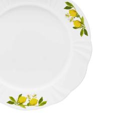 Jogo de 6 Pratos Rasos Oxford Soleil Limoni 29cm Porcelana