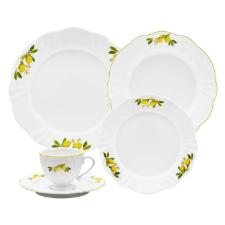 Jogo de Jantar e Ch Oxford Soleil Limoni 30 Peas Porcelana