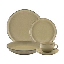 Jogo de Jantar e Chá Oxford Flat Ocre 30 Peças Jogo de Jantar e Chá Oxford Flat Ocre 30 Peças