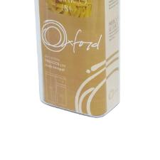 Pote Hermtico de Acrlico Retangular Oxford Grey 1,8L