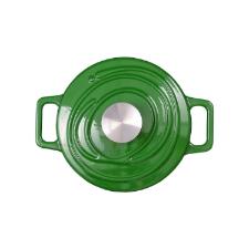 Caarola de Ferro Fundido Esmaltado Oxford Aroma Verde 18cm Para Fogo Induo