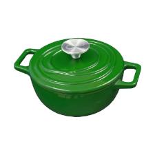 Caarola de Ferro Fundido Esmaltado Oxford Aroma Verde 22cm Para Fogo Induo