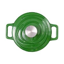Caarola de Ferro Fundido Esmaltado Oxford Aroma Verde 22cm Para Fogo Induo
