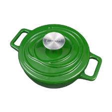 Caarola de Ferro Fundido Esmaltado Oxford Aroma Verde 22cm Para Fogo Induo