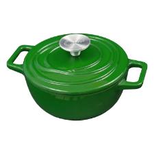 Caarola de Ferro Fundido Esmaltado Oxford Aroma Verde 24cm Para Fogo Induo