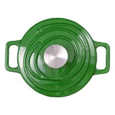 Caarola de Ferro Fundido Esmaltado Oxford Aroma Verde 24cm Para Fogo Induo