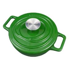 Caarola de Ferro Fundido Esmaltado Oxford Aroma Verde 24cm Para Fogo Induo