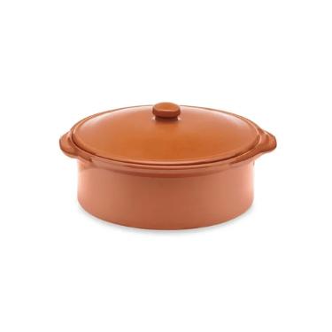 Caçarola para Servir Feijoada Oxford Cerâmica Artesanal 28cm Terracota Caçarola para Servir Feijoada Oxford Cerâmica Artesanal 28cm Terracota