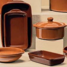Travessa retangular para Servir Feijoada Oxford Cerâmica Artesanal 29cm Terracota Travessa retangular para Servir Feijoada Oxford Cerâmica Artesanal 29cm Terracota