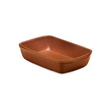 Travessa retangular para Servir Feijoada Oxford Cerâmica Artesanal 21cm Terracota Travessa retangular para Servir Feijoada Oxford Cerâmica Artesanal 21cm Terracota