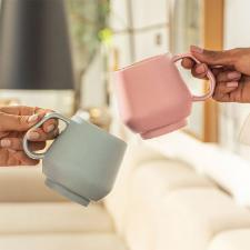 Caneca Oxford Chubby Tutti-Frutti 330ml de Cermica Empilhvel