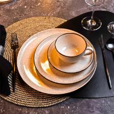 Jogo de Jantar e Chá Oxford Flat Duna 30 Peças Jogo de Jantar e Chá Oxford Flat Duna 30 Peças