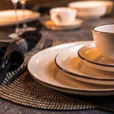 Jogo de Jantar e Chá Oxford Flat Duna 30 Peças Jogo de Jantar e Chá Oxford Flat Duna 30 Peças