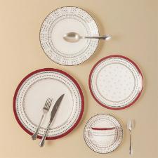 Jogo de Jantar e Chá Oxford Flamingo Lafayette 30 Peças Jogo de Jantar e Chá Oxford Flamingo Lafayette 30 Peças